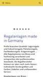 Mobile Screenshot of brass-regalbau.de